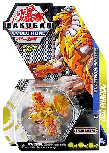 BAKUGAN Evolutions 2022 Platin-Serie, Druckguss, Elemental, selten, Aurelus Neo Pharol von BAKUGAN