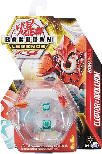 BAKUGAN Legends 2023 Cloptor x Apollyon 5.1 cm Core Sammelfigur und Sammelkarten von BAKUGAN