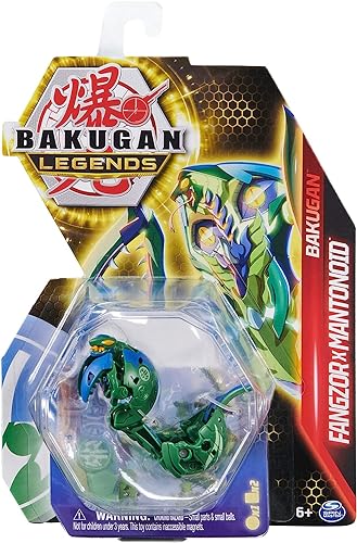 BAKUGAN Legends 2023 Fangzor x Mantonoid 5,1 cm Core Sammelfigur und Sammelkarten von BAKUGAN