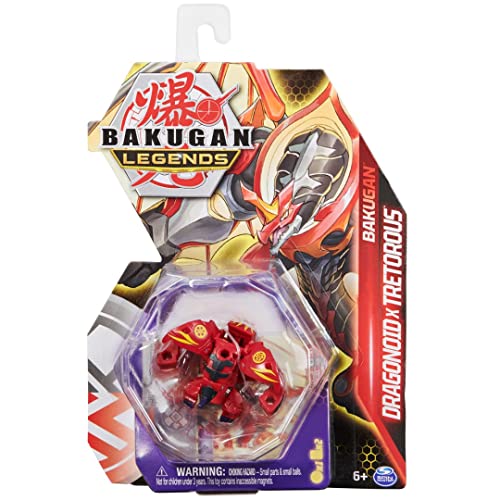 BAKUGAN Legends Core Pack - Dragonoid x Tretorous (Rot) von BAKUGAN