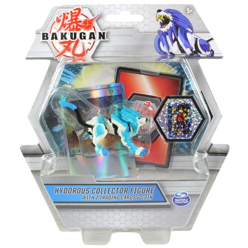 Bakugan - Sammlerfiguren mit 2 Sammelkarten und Sammlermünze – Hydorous Blue von BAKUGAN