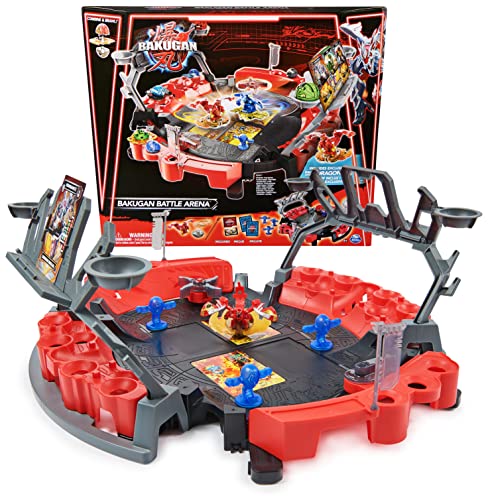 Bakugan 3.0 Battle Arena mit Special Attack Dragonoid, Spielfeld mit individuell zusammenstellbarer Actionfigur und Sammelkarten, für Kinder ab 6 Jahren von BAKUGAN