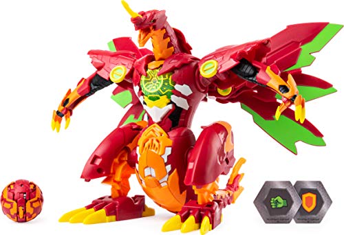 Bakugan 6051243 Dragonoid Maximus, 20cm große verwandelbare Sammelfigur mit Effekten, enthält exklusiven Titan Dragonoid Bakugan von BAKUGAN