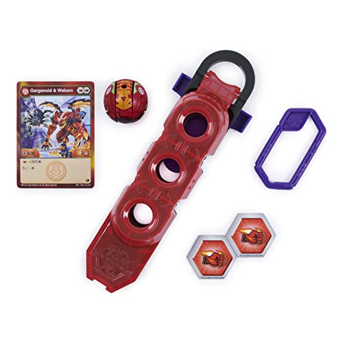 Bakugan 6059907 BTB Baku Clip -Gml-Red Black- Solid- F20-M02 von BAKUGAN