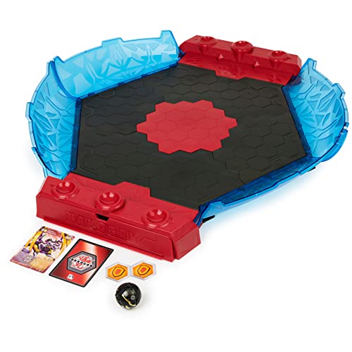 Bakugan Battle League Coliseum, hochwertige Arena mit gebogenen Seitenwänden und exklusivem Fusion Howlkor x Serpenteze von BAKUGAN