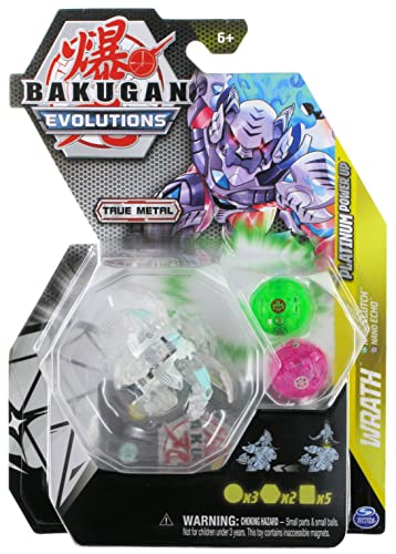 Bakugan Evolutions 2022 Platinum Power-Up Diamond Wrath mit Nano Clutch und Echo von BAKUGAN