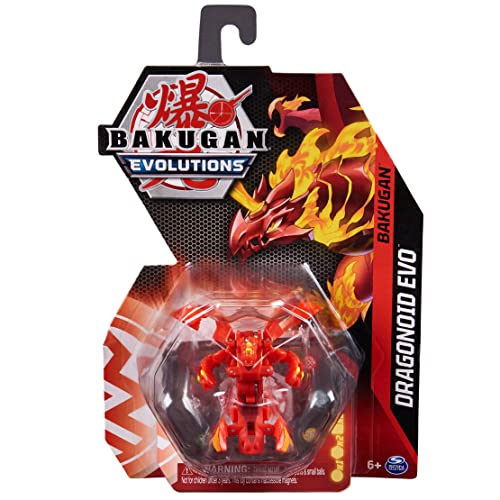 Bakugan Evolutions 2022 Pyrus Dragonoid Evo Sammelfigur und Sammelkarten, 5,1 cm von BAKUGAN