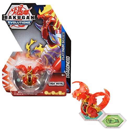 BAKUGAN 'Evolutions' Platinum Series DRAGONOID 1er Pack, Ball mit Metallkern für mehr Durchschlagskraft von BAKUGAN