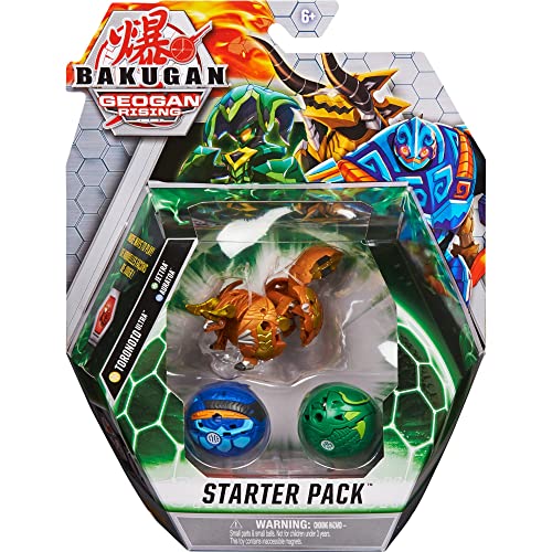 Bakugan Geogan Rising 2021 Starter Pack Aurelus Toronoid Ultra, Ventus Jettra, Aquos Auratoa von BAKUGAN