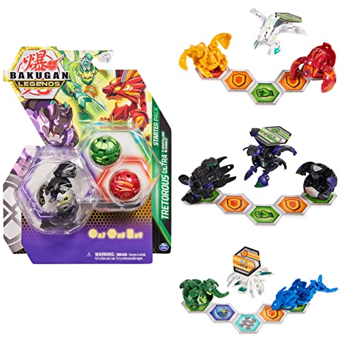 Bakugan 'Legends' 2023 Starter Pack mit 3 Bällen (1 Ultra und 2 Basic Balls), unterschiedliche Varianten, für Kinder ab 6 Jahren von BAKUGAN