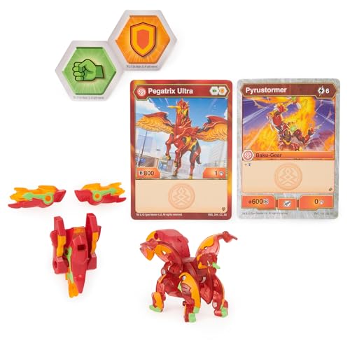 Bakugan Ultra, Pegatrix mit transformierender Baku-Gear, Armored Alliance 7,6 cm große Sammel-Actionfigur von BAKUGAN