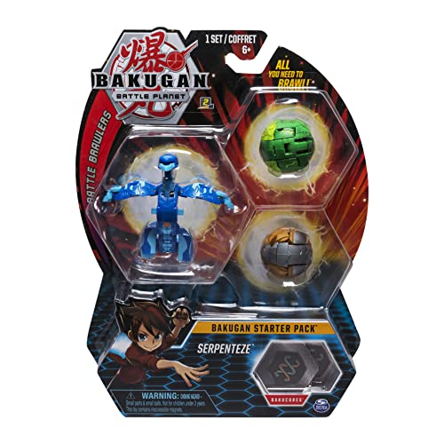 Spin Master Bakugan NWE Serie gebildet von 3 Bakugan Starter Pack Bakugan Serpentee von BAKUGAN