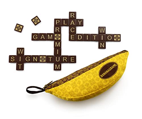 BANANAGRAMS Signature Edition – exklusiv bei Amazon, Wortspiel, ab 7 Jahren, 1–8 Spieler, 30 Minuten Spieldauer von BANANAGRAMS