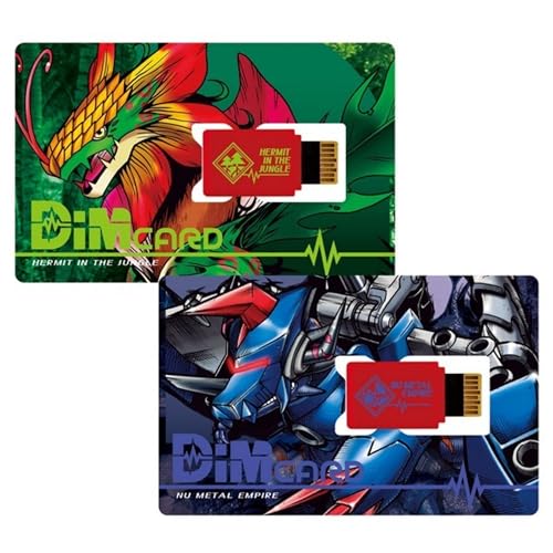 Bandai Vital Armband Digital Monster Dim Card Vol.3 Hermit in The Jungle & NU Metal Empire von BANDAI