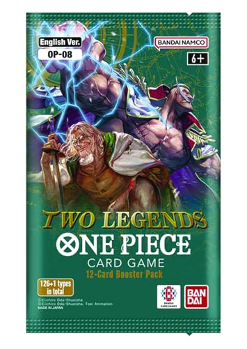 One Piece Two Legends Kartenspiel OP-08, Englische Version, 12 Karten Booster Pack Bandai Namco von BANDAI NAMCO Entertainment Germany