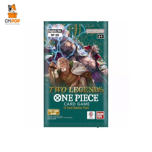 One Piece Two Legends Kartenspiel OP-08, Englische Version, 12 Karten Booster Pack Bandai Namco von BANDAI NAMCO Entertainment Germany