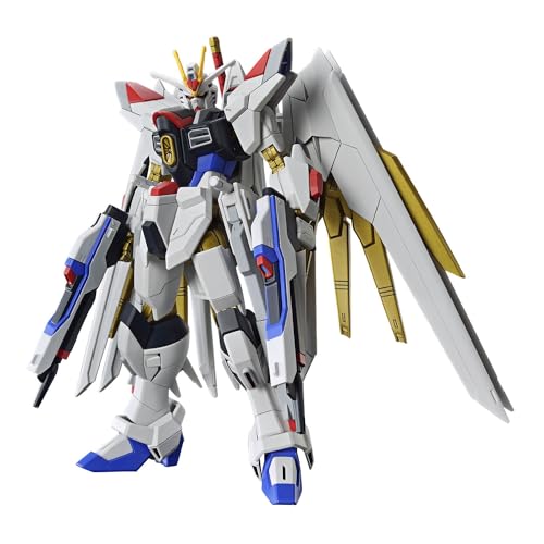 BANDAI SPIRITS HG Mobile Suit Gundam Seed Freedom Mighty Strike Freedom Gundam Maßstab 1:144, farbcodiertes Kunststoffmodell von BANDAI SPIRITS