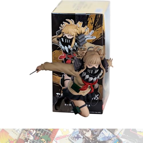 BANDAI SPIRITS Himiko Toga 89716 Figur "The Evil Villains", 11 cm, gebündelt mit 1 A.C.G. kompatiblen Themen-Sammelkarte von BANDAI SPIRITS