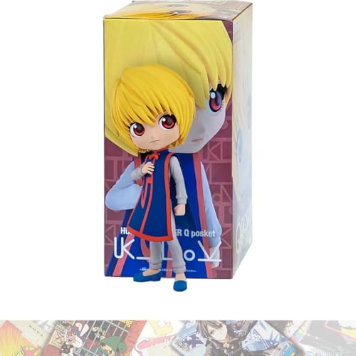 BANDAI SPIRITS Kurapika [B] 14 cm Q Posket Mini Statue Figur gebündelt mit 1 A.C.G. kompatible Themen-Sammelkarte (88650) von BANDAI SPIRITS