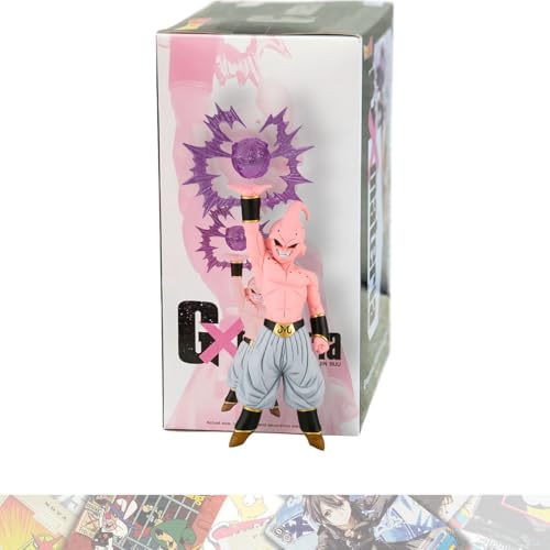 BANDAI SPIRITS Maji n Buu [B]: 14 cm G x Materia Statue Figur gebündelt mit 1 A.C.G. kompatible Themen-Sammelkarte (89641) von BANDAI SPIRITS