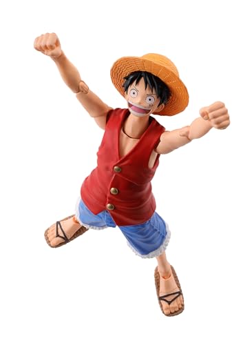 TAMASHII NATIONS Monkey d. Luffy - Romance Dawn, Figur, 14,5 cm, One Piece SH figuarts von TAMASHII NATIONS