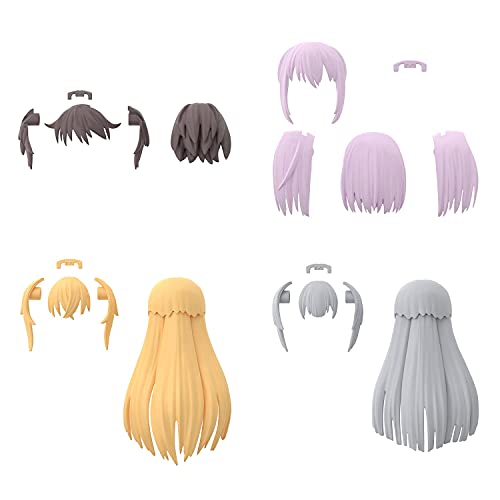 Bandai 30 MS – 30 MS Option Hair Style Teile Vol.4 Alle 4 Typen – Modellbausatz von BANDAI SPIRITS