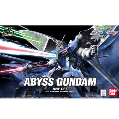 Bandai Hobby - Maquette Gundam - 026 Abyss Gunpla HG 1/144 13cm - 4573102661449, Schwarz von BANDAI SPIRITS