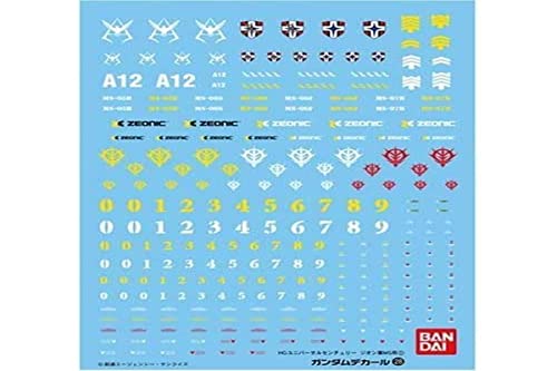 Bandai Model Kit-51590 51590 Gundam Decal-MG Multi Zeon MS 1, 45081 von BANDAI SPIRITS