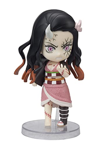 Bandai Tamashii Nations Demon Slayer – Nezuko Form Dämon – Figur Figuarts Mini 9 cm von BANDAI SPIRITS