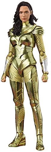 BANDAI - Wonder Woman 1984 - sh figuarts - Wonder Woman golden Armor 16 cm, BAS60499, Mehrfarbig, One Size von TAMASHII NATIONS