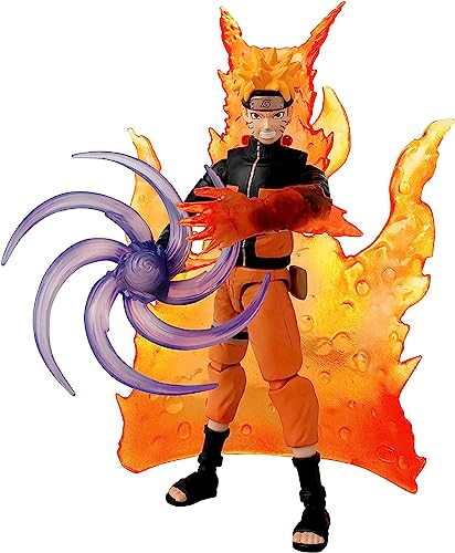 BANDAI - Anime Heroes Beyond - Naruto Shippuden - Figurine Anime Heroes Beyond 17 cm - Gelenkige Naruto-Figur - Naruto Uzumaki Transformation Kyubi - Spielzeug für Kinder ab 4 Jahren - 37711 von BANDAI