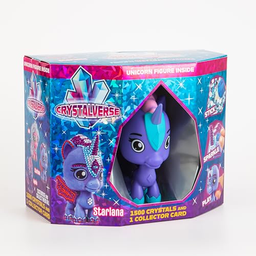 BANDAI, Crystalverse Classic Starlana, Mehrfarbig, CU49509, Dekorieren Sie Ihr Einhorn mit bunten Kristallen von BANDAI