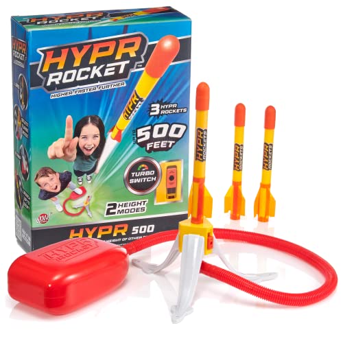 BANDAI Hypr Rocket Jump 500 Raketenwerfer – Wow Stuff 3 – WS01400 Mehrfarbig – fliegt höher, schneller, weiter und erreicht unglaubliche Höhen mit Hypr Rocket! von BANDAI