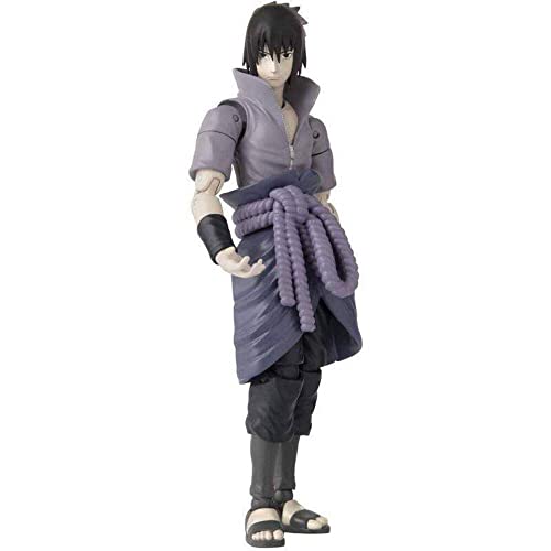 BANDAI - Anime Heroes - Naruto Shippuden - Anime Heroes Figur 17 cm - Sasuke Uchiwa - Offizielle Naruto Lizenz - Gelenkige Sasuke-Figur - Manga Actionfigur - Spielzeug für Kinder ab 4 Jahren - 36902 von BANDAI