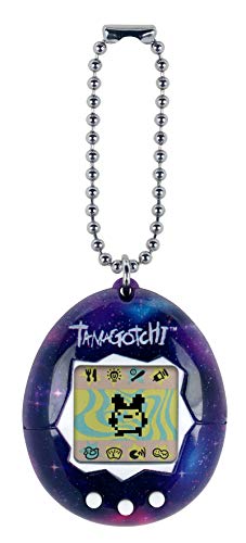 BANDAI 42815 Einhorn Original Tamagotchi Galaxy-Füttern, Pflegen-Virtuelles Haustier mit Kette für unterwegs Spielen, Einzeln, S von BANDAI