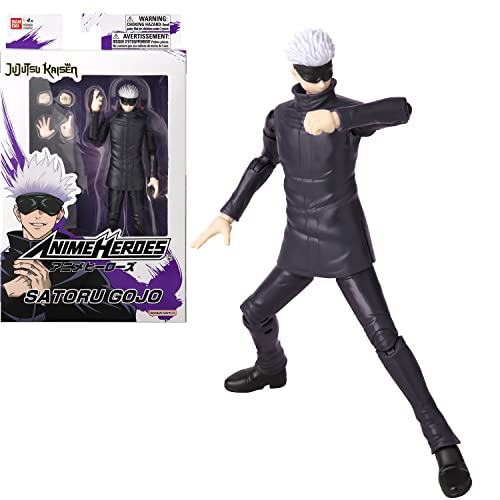 BANDAI - Anime Heroes - Jujutsu Kaisen - Action Figur 17 cm - Gojo Satoru - Gelenkfigur Jujutsu Kaisen - 36982 von BANDAI