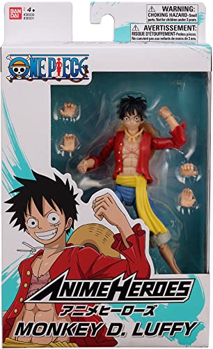 BANDAI – Anime Heroes – One Piece – Anime Heroes Figur 17 cm – Monkey D. Ruffy – 36931 von BANDAI