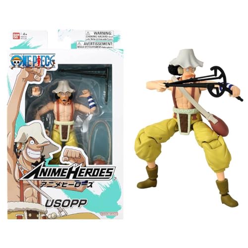 BANDAI – Anime Heroes - One Piece - Anime Heroes Figur 17 cm - Usopp - 37005 von BANDAI