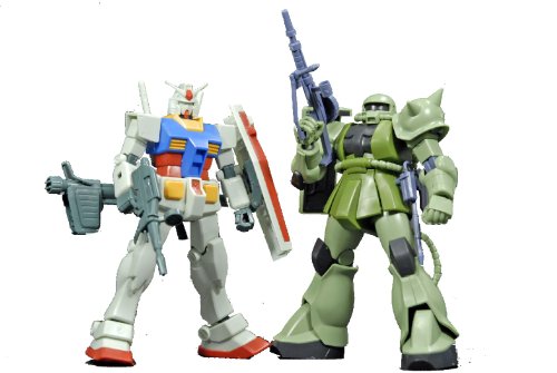 BANDAI BAN164268 Starter Set: Gundam Vs. Zaku II Gunpla Hochwertiger Modellbausatz von BANDAI SPIRITS