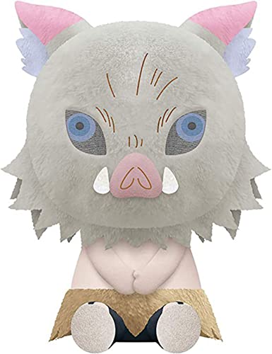 Banpresto - Kawaii Artikel - Teddybär Klein - Anime Teddybär - Teddy Big Demon Slayer Inosuke Hashibira - Offizielle Lizenz - Produkt aus Japan von Banpresto