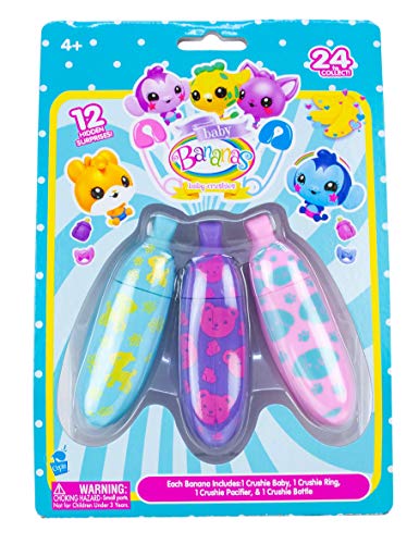 Bananas BB80080 Crushies Babies Dreierpackung, Sammelfiguren, Mehrfarbig Bananas BB80080 Crushies Babies Dreierpackung, Sammelfiguren, Mehrfarbig von BANDAI
