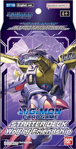 BANDAI Digimon Kartenspiel: Starter Deck - Wolf der Freundschaft (ST16) | Kartenspiel | ab 6 Jahren | 2 Spieler | 30 Minuten Spieldauer von BANDAI