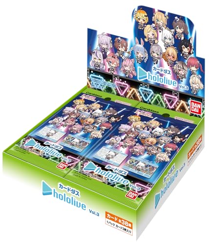 BANDAI Carddass Hololive Vol. 3 (Packung), 20 Stück von BANDAI