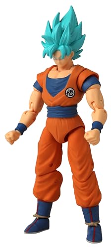 BANDAI - Dragon Ball Super - Dragon Stars Figur 17 cm - Super-Saiyajin Blue Goku - Gelenkige Blue Goku-Figur - Offizielle Dragon Ball Lizenz - Spielzeug für Kinder ab 4 Jahren - 36780 von BANDAI