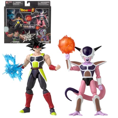 Bandai - Dragon Ball Super - Dragon Stars Figuren 17 cm - Battle Pack - Bardock vs Freezer 1. Form - Offizielle Dragon Ball Lizenz - 2er Figuren-Sammelpack - Spielzeug für Kinder ab 4 Jahren - 37174 von BANDAI