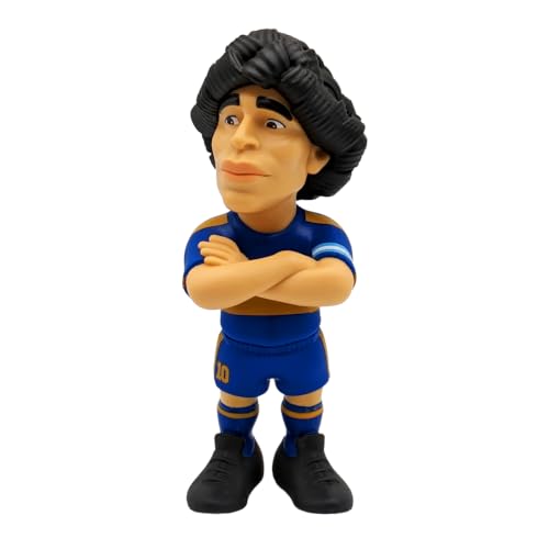 MINIX Diego Maradona Figur in Gelb und Blau, Argentinien, Sammlerstücke 12 cm, Geschenkidee für Kinder und Erwachsene, Fußballfans - MN13180 von MINIX