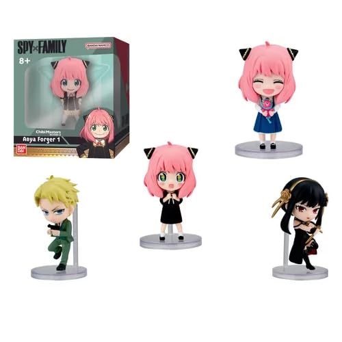 BANDAI - Figur - Spy x Family - Chibi Masters - 8 cm - (12 Verschiedene Figuren - einzeln verpackt) - VE93743 von BANDAI