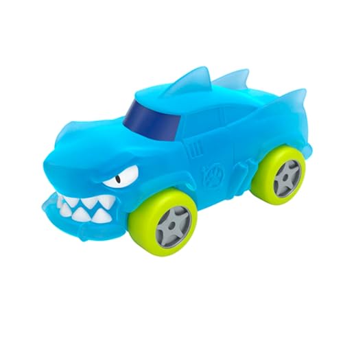 BANDAI GOO JIT Zu-Modellauto Sdois, dehnt Sich um 3 Mal mehr Seiner Größe aus. Echte Räder, 12 x 6 cm, Blau CO42572 von BANDAI