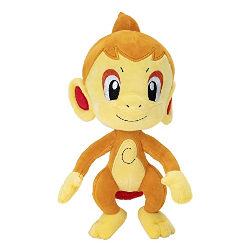 Bandai JW2692 - Pokémon – Plüschtier Panflam (Chimchar) – 20 cm - sehr weich von Pokémon