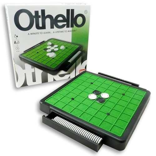 BANDAI - Othello - Klassisches Brettspiel - Strategiespiel und Denksport - 2 Spieler - Spieldauer 15/20 Minuten - Spielzeug für Kinder ab 7 Jahren - MH80052 von BANDAI